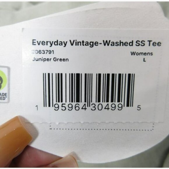 Prana Every Day Vintage Washed Tee 100% cotton green multiple sizes available - Picture 7 of 7